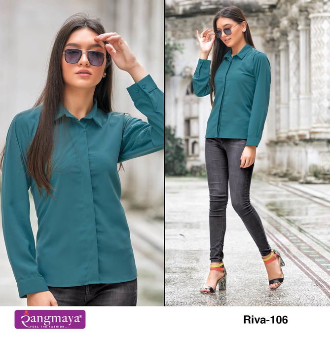 Rangmaya Riva New Designer Fancy Wear Ladies Top Collection